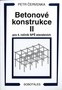 Betonové konstrukce II pro 4.roč. SPŠ stavební